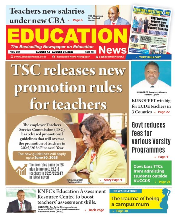 Education News Newspaper Vol. 291 + FREE TVET Pull Out